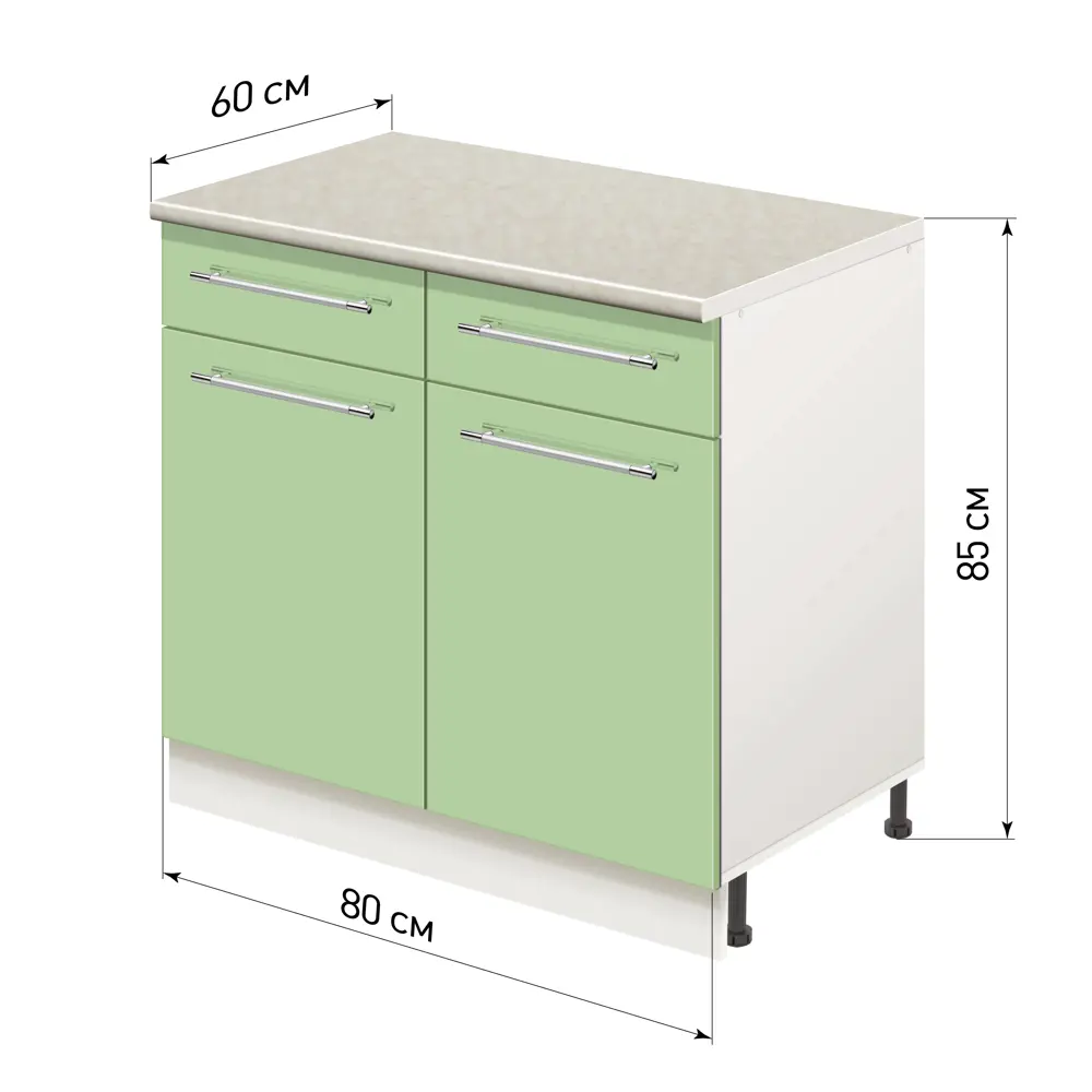 Фото Напольный шкаф Лидер Modern Alto ~~ Модерн altoTY806022_FSGL 80x85x60 см ЛДСП цвет фисташковый Фото Напольный шкаф Лидер Modern Alto ~~ Модерн altoTY806022_FSGL 80x85x60 см ЛДСП цвет фисташковый