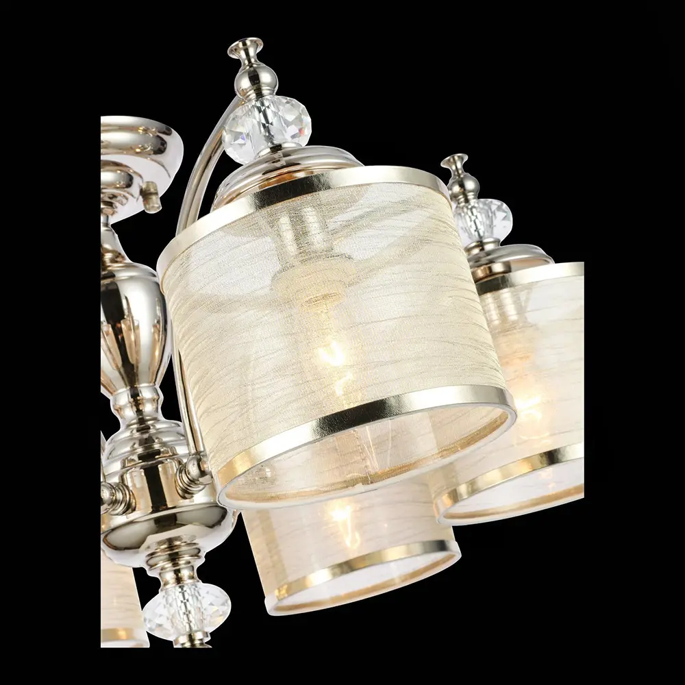 Фото 7 Люстра потолочная ST LUCE SL1750.102.06 CORESIA 6 ламп 12 м² цвет золото