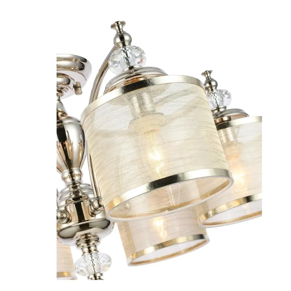 Фото Люстра потолочная ST LUCE SL1750.102.06 CORESIA 6 ламп 12 м² цвет золото