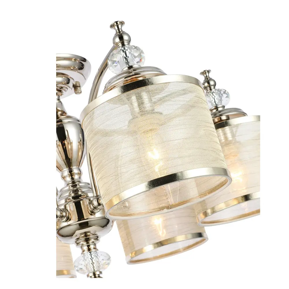 Фото 9 Люстра потолочная ST LUCE SL1750.102.06 CORESIA 6 ламп 12 м² цвет золото