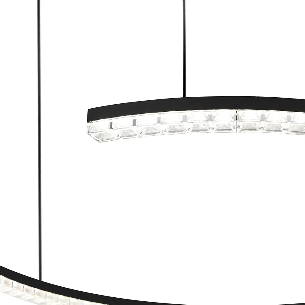 Фото 3 Светильник подвесной светодиодный St luce Sl1018.403.01 23 м² нейтральный белый свет цвет черный Фото 3 Светильник подвесной светодиодный St luce Sl1018.403.01 23 м² нейтральный белый свет цвет черный