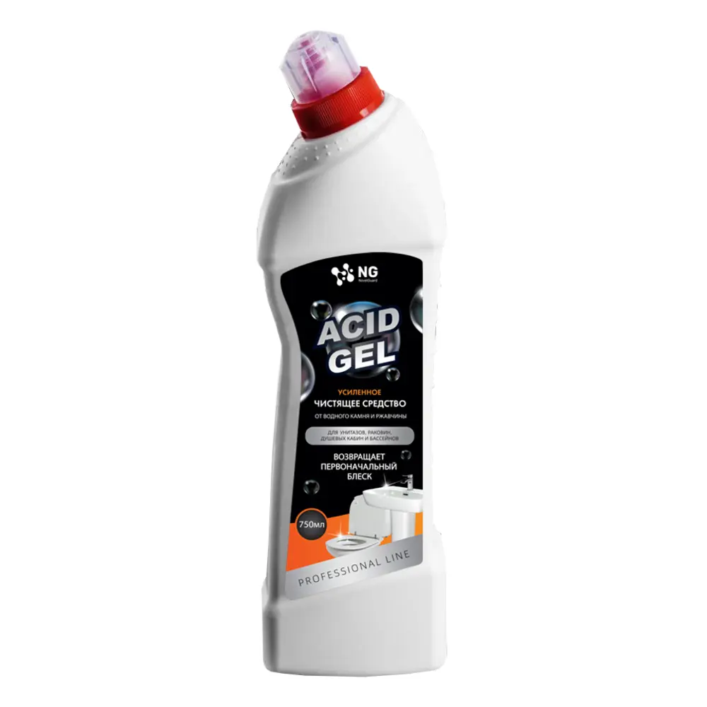 Фото Средство от известкового налёта и ржавчины в туалете NovelGuard NG Acid Gel NG503 кислотное 0.75 л Фото Средство от известкового налёта и ржавчины в туалете NovelGuard NG Acid Gel NG503 кислотное 0.75 л