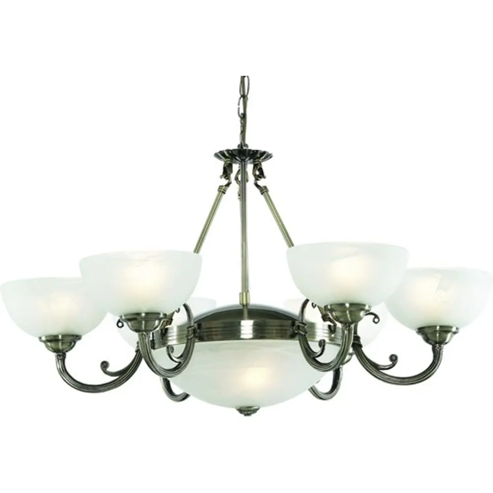 Фото Люстра потолочная ARTE LAMP Windsor 8 ламп 16 м² цвет коричневый Фото Люстра потолочная ARTE LAMP Windsor 8 ламп 16 м² цвет коричневый