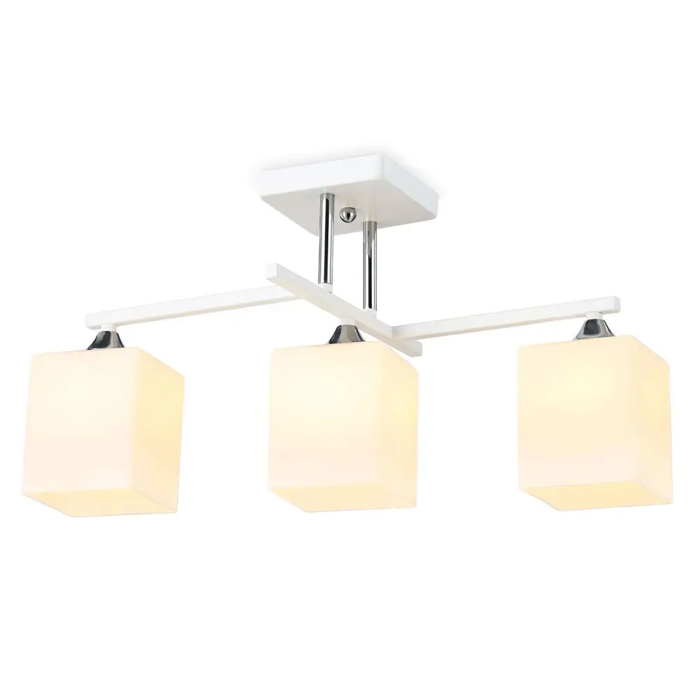 Фото 2 Люстра подвесная AMBRELLA LIGHT TR303113 TRADITIONAL 3 лампы 16 м² цвет хром/белый Фото 2 Люстра подвесная AMBRELLA LIGHT TR303113 TRADITIONAL 3 лампы 16 м² цвет хром/белый