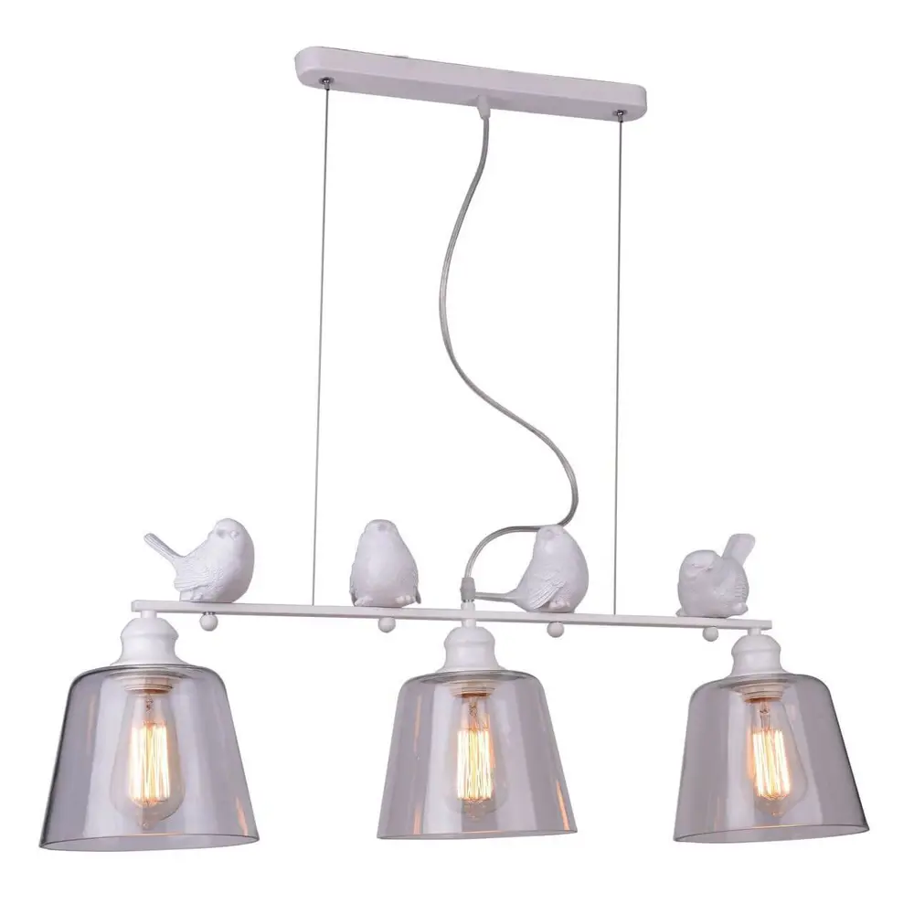 Фото Люстра потолочная ARTE LAMP PASSERO A4289SP-3WH 3 лампы 6 м² цвет белый Фото Люстра потолочная ARTE LAMP PASSERO A4289SP-3WH 3 лампы 6 м² цвет белый