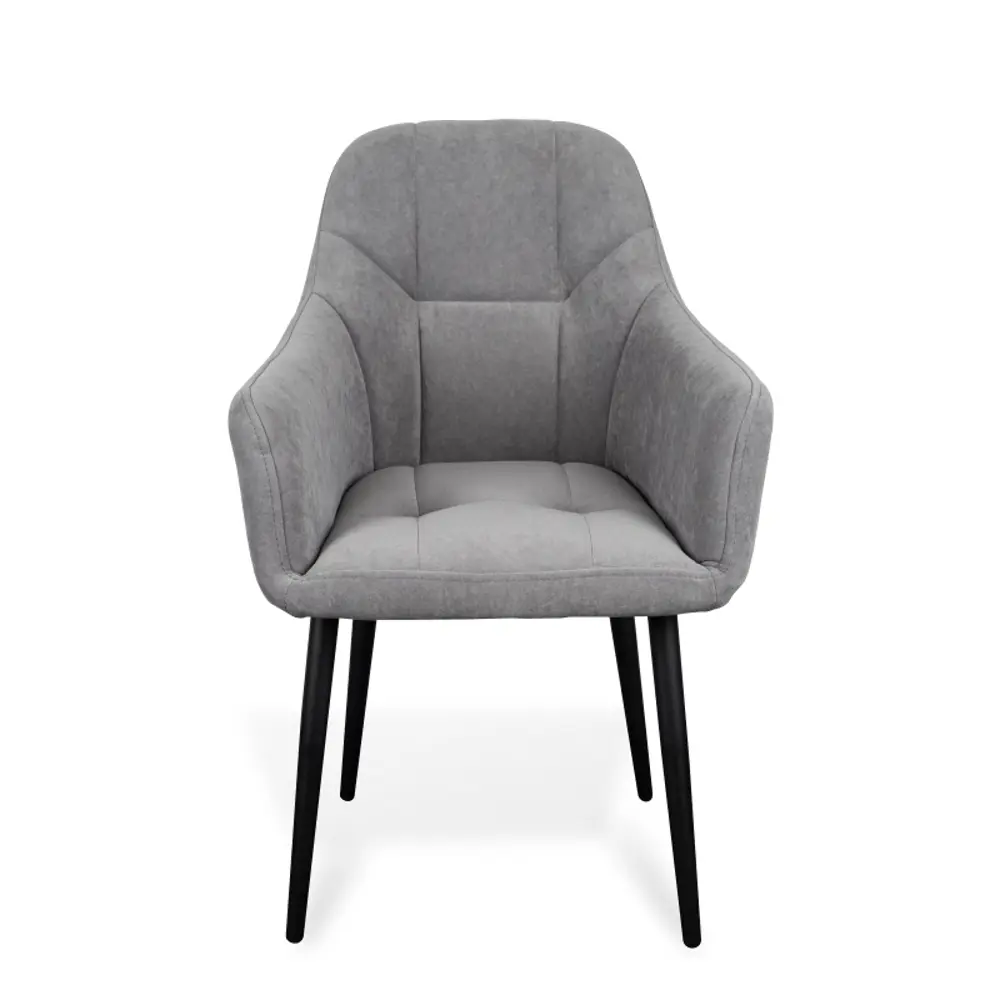 Фото 2 Стул / кресло Azzurro mebel Gloria Grey/Black-1 38x89x60 см велюр цвет серый Фото 2 Стул / кресло Azzurro mebel Gloria Grey/Black-1 38x89x60 см велюр цвет серый