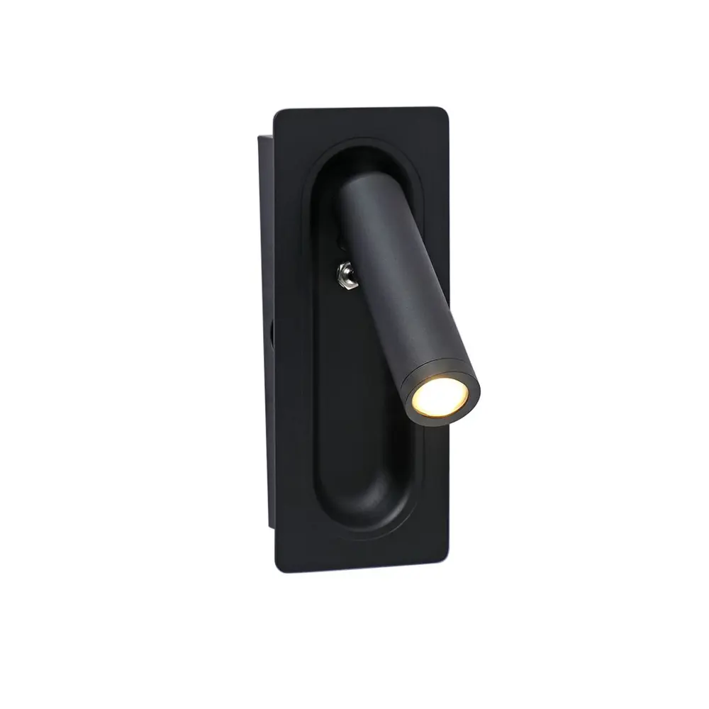 Фото Спот поворотный светодиодный Kink light 08071m.19 1 м² теплый белый (желтый) свет цвет черный Фото Спот поворотный светодиодный Kink light 08071m.19 1 м² теплый белый (желтый) свет цвет черный