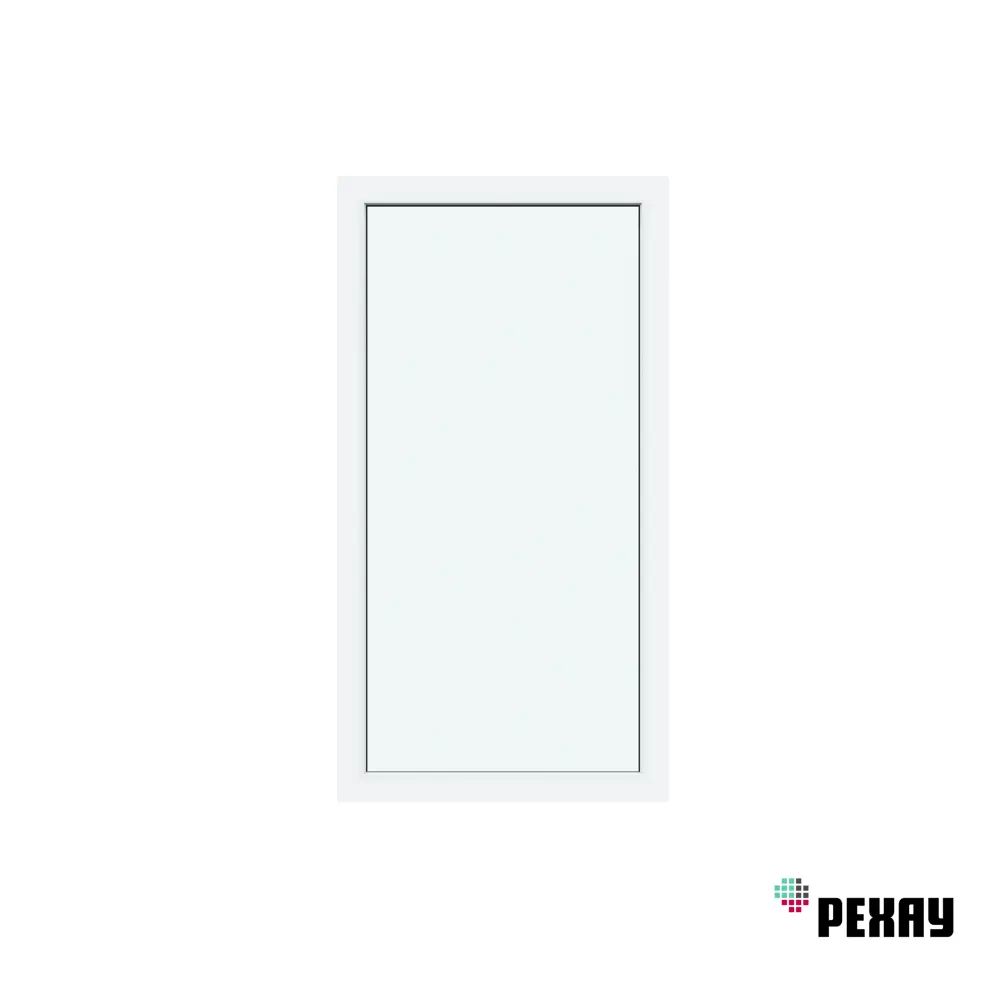 Фото 2 Окно ПВХ глухое 100x80см Rehau Blitz двухкамерный стеклопакет Фото 2 Окно ПВХ глухое 100x80см Rehau Blitz двухкамерный стеклопакет