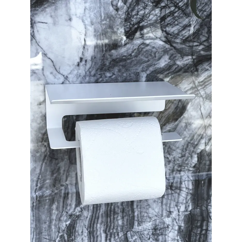 Фото 3 Держатель для туалетной бумаги Мастерская Уюта Зонт белый металлический Фото 3 Держатель для туалетной бумаги Мастерская Уюта Зонт белый металлический