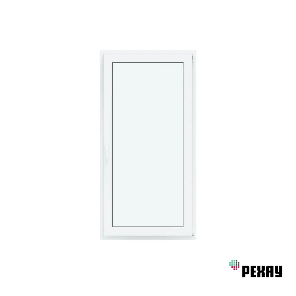 Фото Окно ПВХ одностворчатое 130x70 см Rehau Blitz поворотно-откидное однокамерный стеклопакет Фото Окно ПВХ одностворчатое 130x70 см Rehau Blitz поворотно-откидное однокамерный стеклопакет