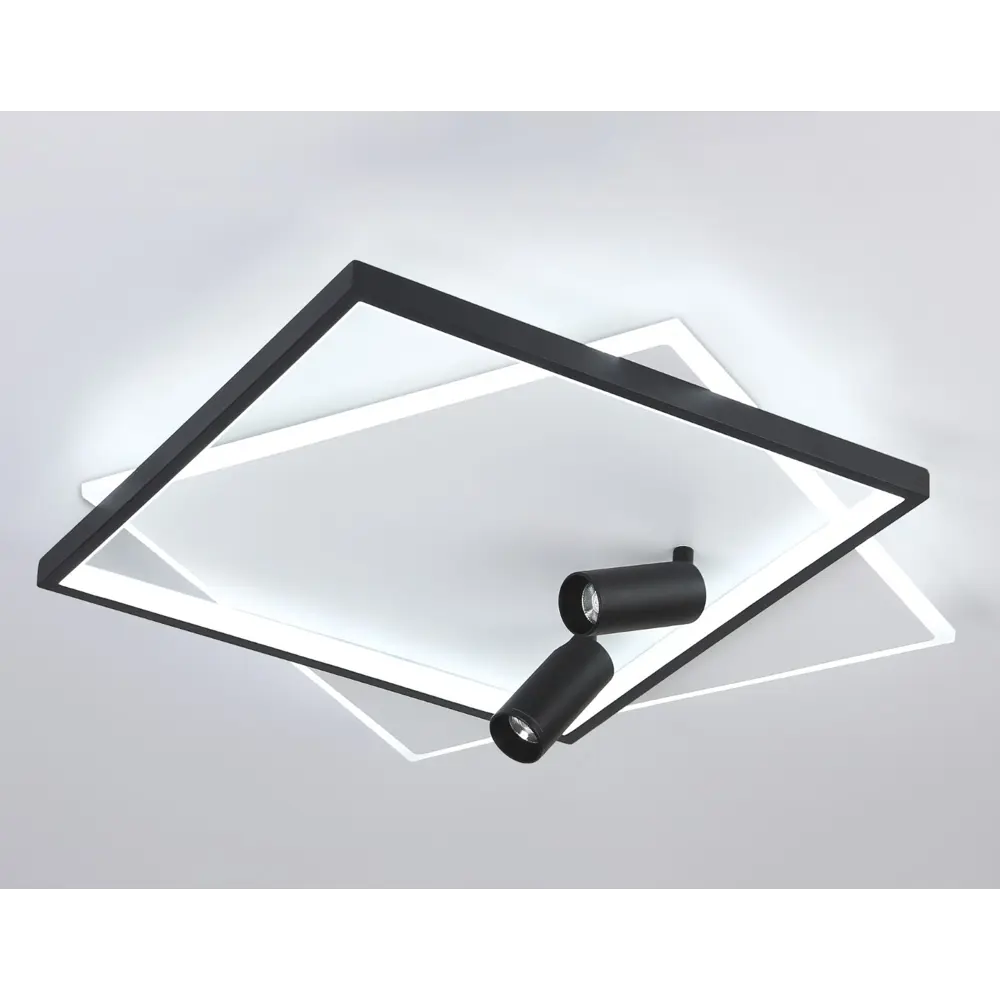 Фото 5 Светильник настенно-потолочный светодиодный Ambrella Light FL5138 с пультом управления 18 м² регулируемый цвет света цвет черно-белый Фото 5 Светильник настенно-потолочный светодиодный Ambrella Light FL5138 с пультом управления 18 м² регулируемый цвет света цвет черно-белый