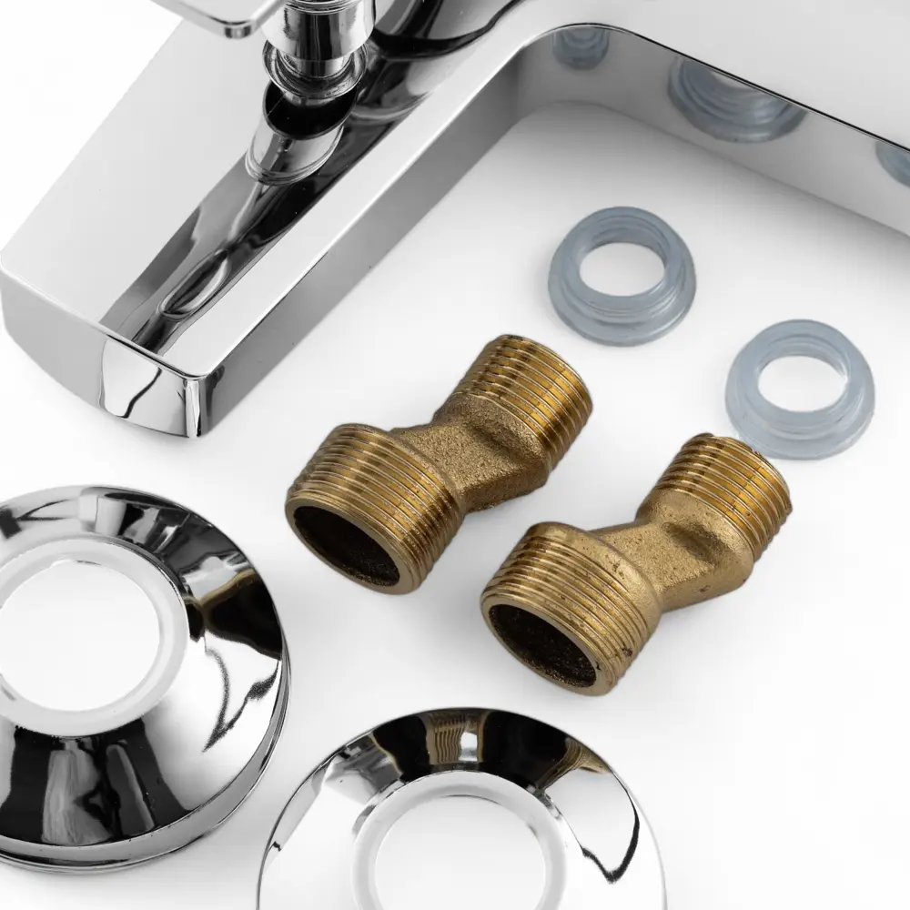 Фото 7 Смеситель для ванны Plamix PM0026 однорычажный цвет хром