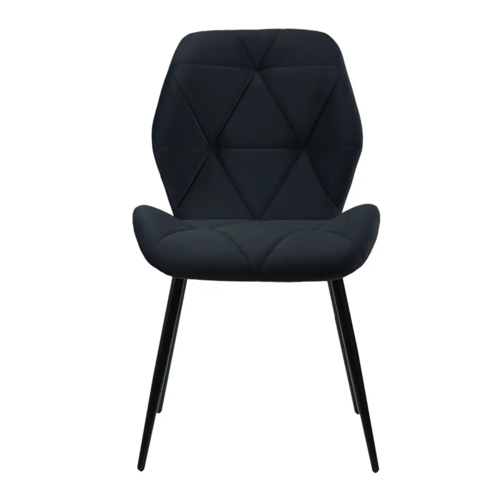 Фото 2 Стул Mebel square Crystal m 47x79x44 см велюр цвет черный Фото 2 Стул Mebel square Crystal m 47x79x44 см велюр цвет черный