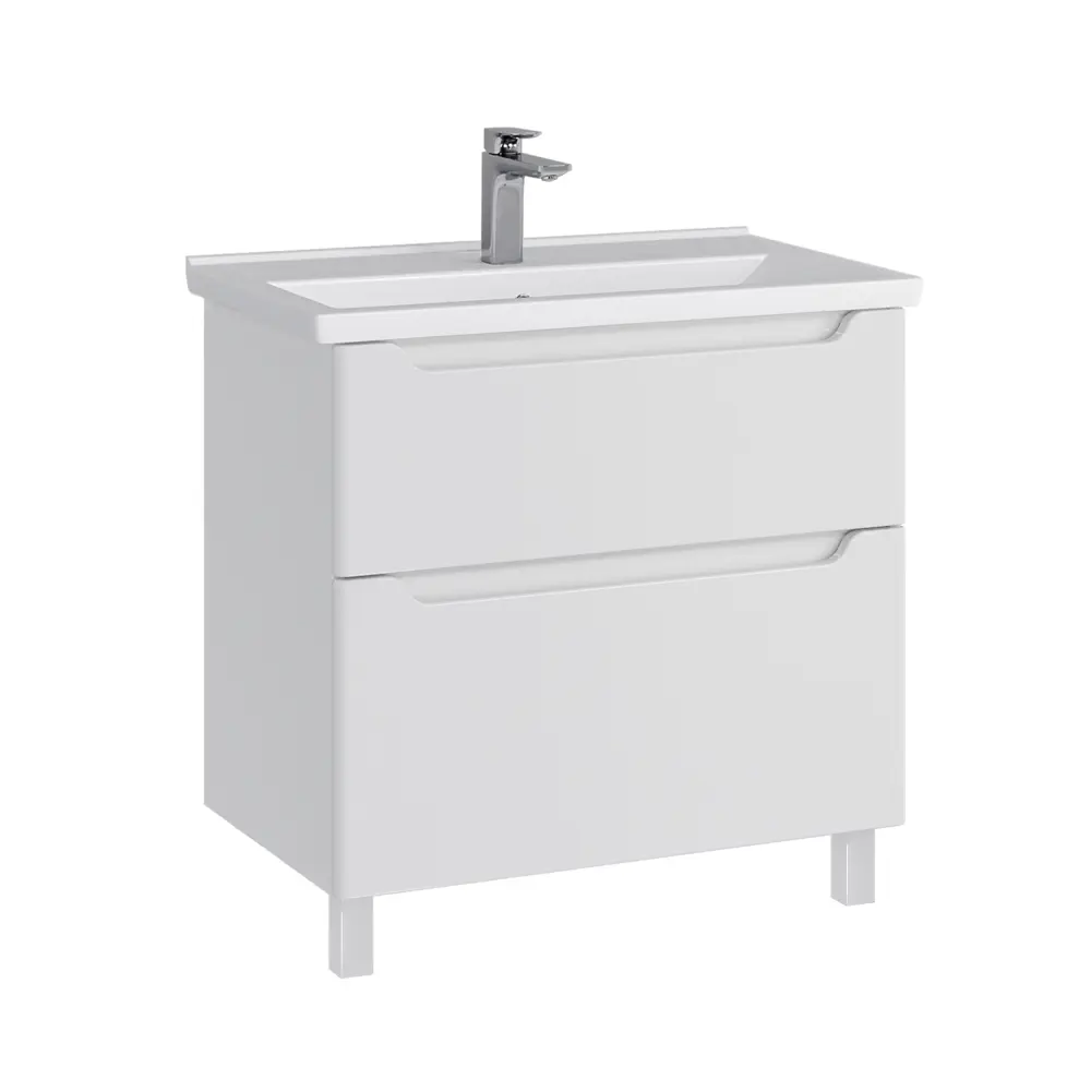 Фото 5 Тумба с раковиной RUVANN BELLO 80 раковина Фест 80 в ванную напольная цвет белый Фото 5 Тумба с раковиной RUVANN BELLO 80 раковина Фест 80 в ванную напольная цвет белый