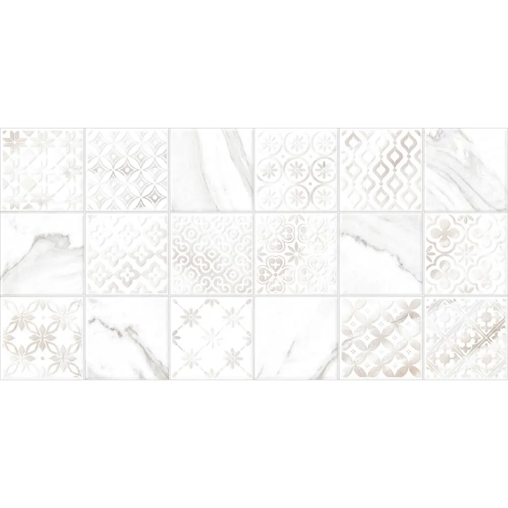 Фото 4 Настенная плитка Alma ceramica Fresco TWU2550FRC17 24.9x50см цвет серый Фото 4 Настенная плитка Alma ceramica Fresco TWU2550FRC17 24.9x50см цвет серый
