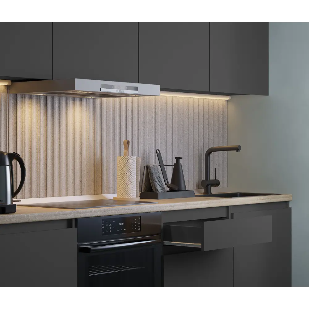 Фото 5 Модуль Столплит Леон 3024000000011 240x200x46 см ЛДСП цвет серый Фото 5 Модуль Столплит Леон 3024000000011 240x200x46 см ЛДСП цвет серый