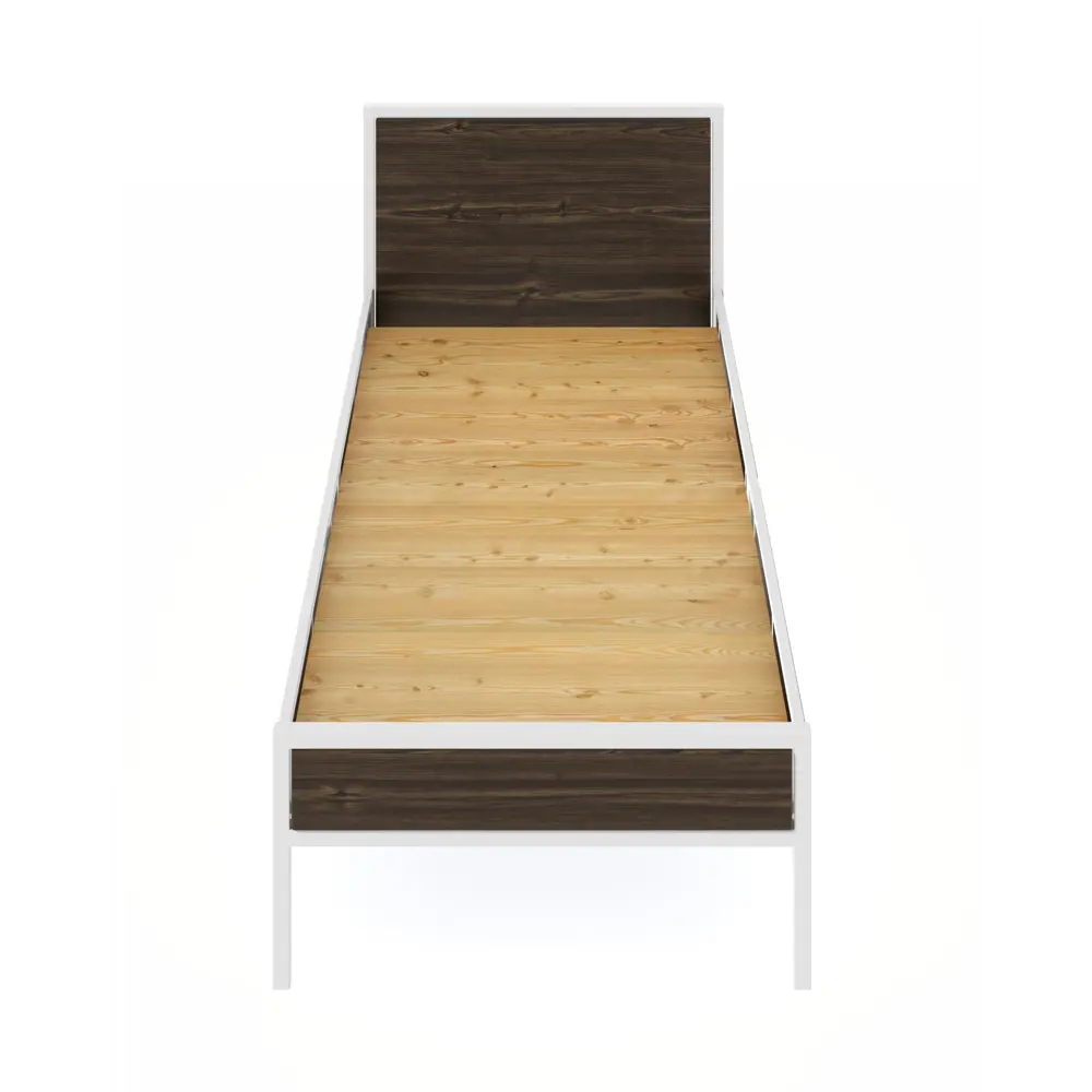 Фото 3 Кровать Solarius kr100loft-ven-white-full 105 x 90 x 206 см сосна цвет венге, белый Фото 3 Кровать Solarius kr100loft-ven-white-full 105 x 90 x 206 см сосна цвет венге, белый
