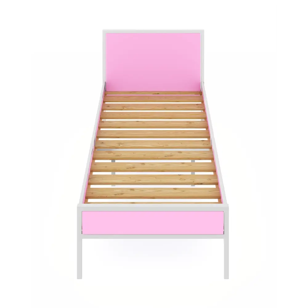 Фото 4 Кровать Solarius kr80loft-roz-white 85 x 90 x 206 см сосна цвет розовый, белый Фото 4 Кровать Solarius kr80loft-roz-white 85 x 90 x 206 см сосна цвет розовый, белый