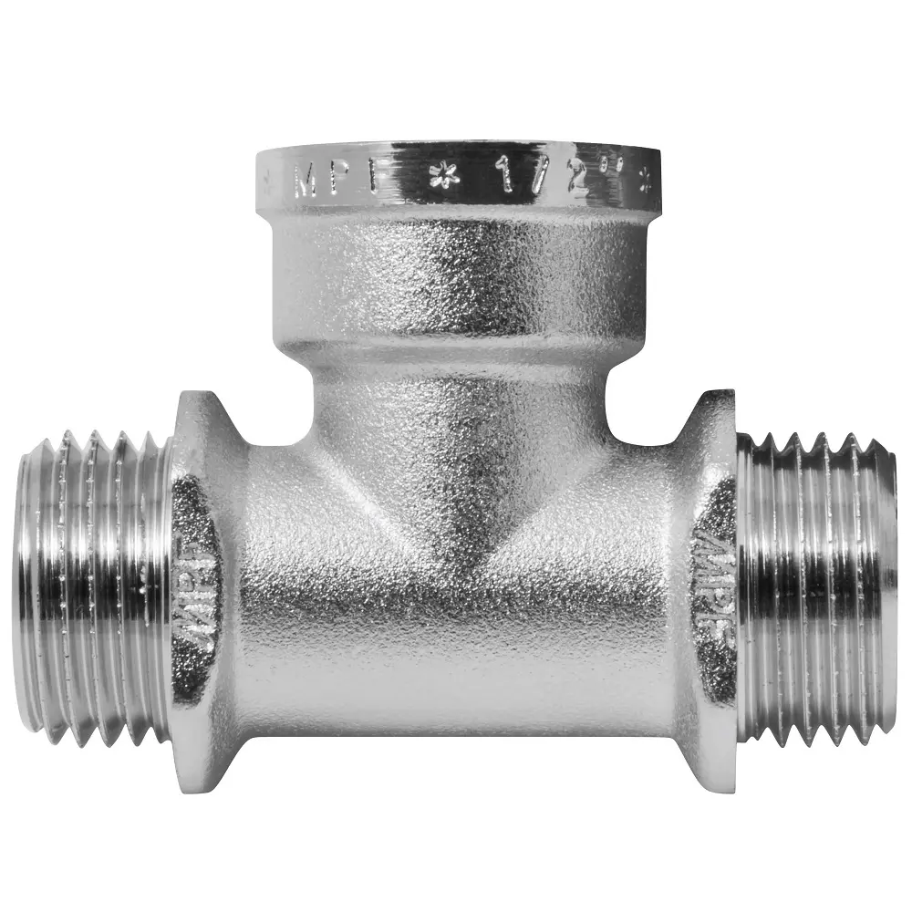 Фото 2 Тройник MPF 1/2" ВР-НР латунь Фото 2 Тройник MPF 1/2" ВР-НР латунь