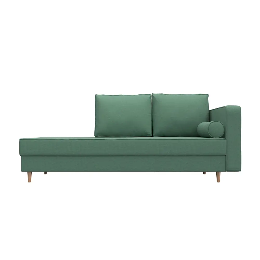 Фото 2 Кушетка Прайм правая Лига диванов 123657 212x77x81 см рогожка цвет амур 11 зеленый Фото 2 Кушетка Прайм правая Лига диванов 123657 212x77x81 см рогожка цвет амур 11 зеленый