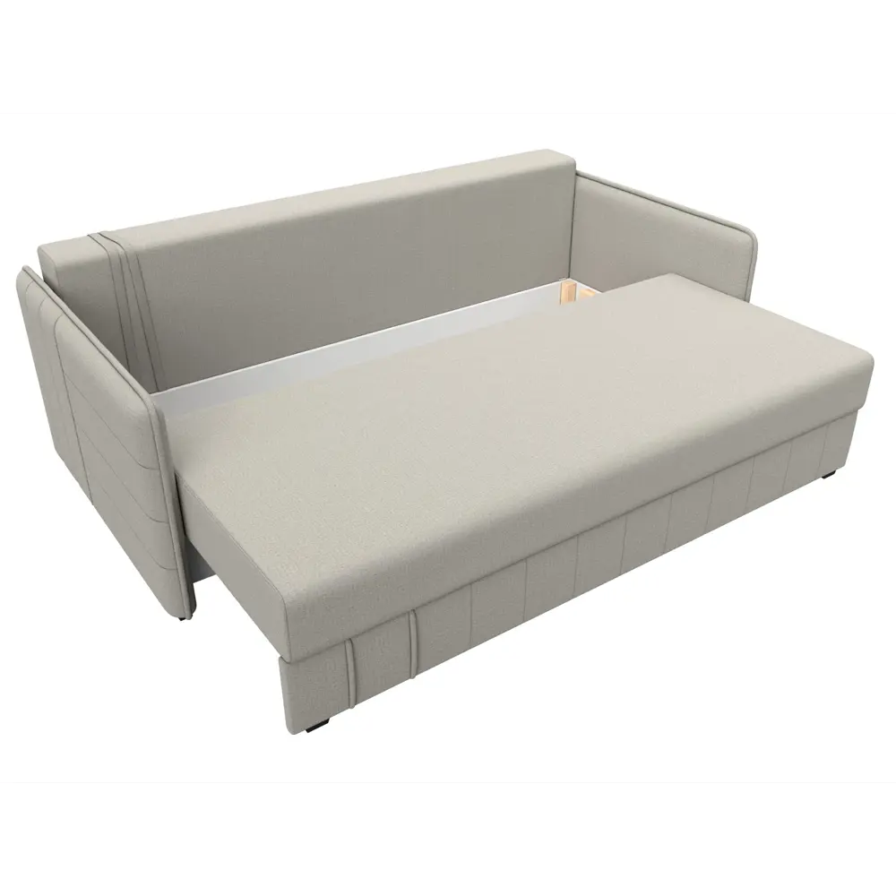 Фото 8 Диван раскладной Лига диванов Диван прямой Слим НПБ 204x90x105 см рогожка цвет амур бежевый Фото 8 Диван раскладной Лига диванов Диван прямой Слим НПБ 204x90x105 см рогожка цвет амур бежевый