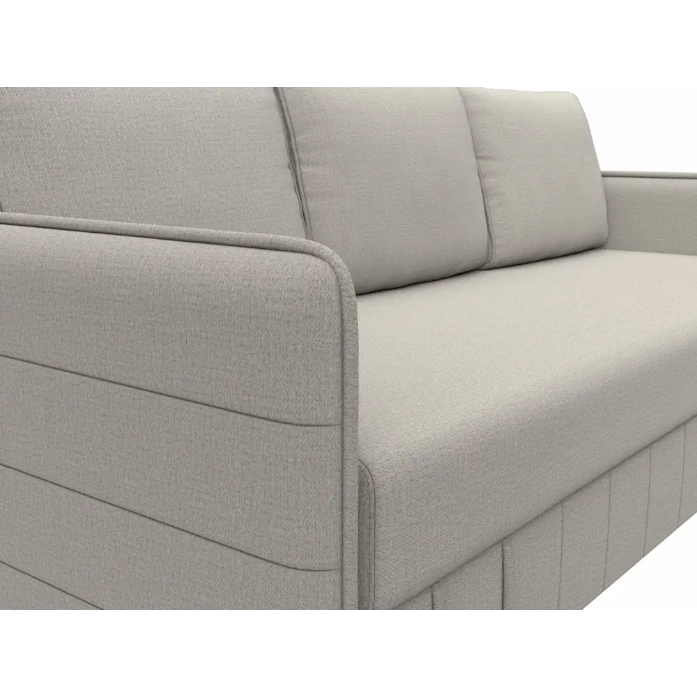 Фото 5 Диван раскладной Лига диванов Диван прямой Слим НПБ 204x90x105 см рогожка цвет амур бежевый Фото 5 Диван раскладной Лига диванов Диван прямой Слим НПБ 204x90x105 см рогожка цвет амур бежевый