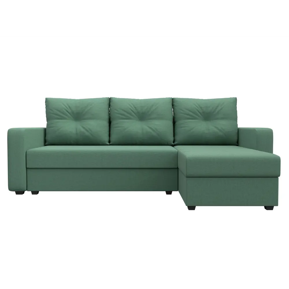 Фото 2 Диван угловой Ливерпуль Лайт правый угол Лига диванов 125987 230x88x140 см рогожка цвет амур 11 зеленый Фото 2 Диван угловой Ливерпуль Лайт правый угол Лига диванов 125987 230x88x140 см рогожка цвет амур 11 зеленый