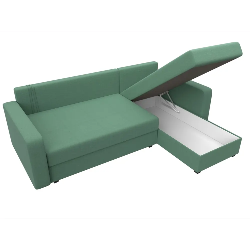 Фото 5 Диван угловой Ливерпуль Лайт правый угол Лига диванов 125987 230x88x140 см рогожка цвет амур 11 зеленый Фото 5 Диван угловой Ливерпуль Лайт правый угол Лига диванов 125987 230x88x140 см рогожка цвет амур 11 зеленый