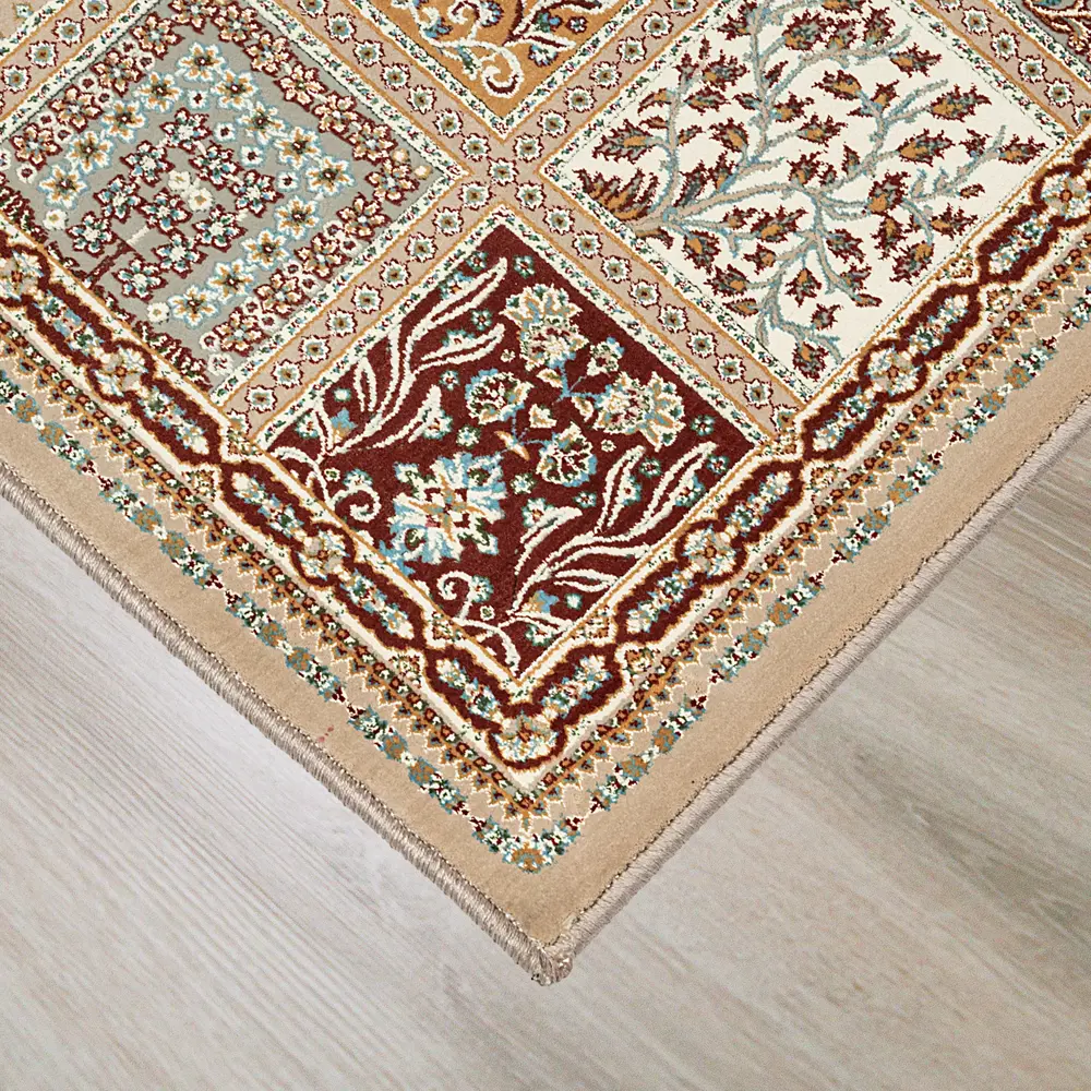 Фото 3 Ковер Mosaic 50x80 см полиэстер цвет бежевый Фото 3 Ковер Mosaic 50x80 см полиэстер цвет бежевый