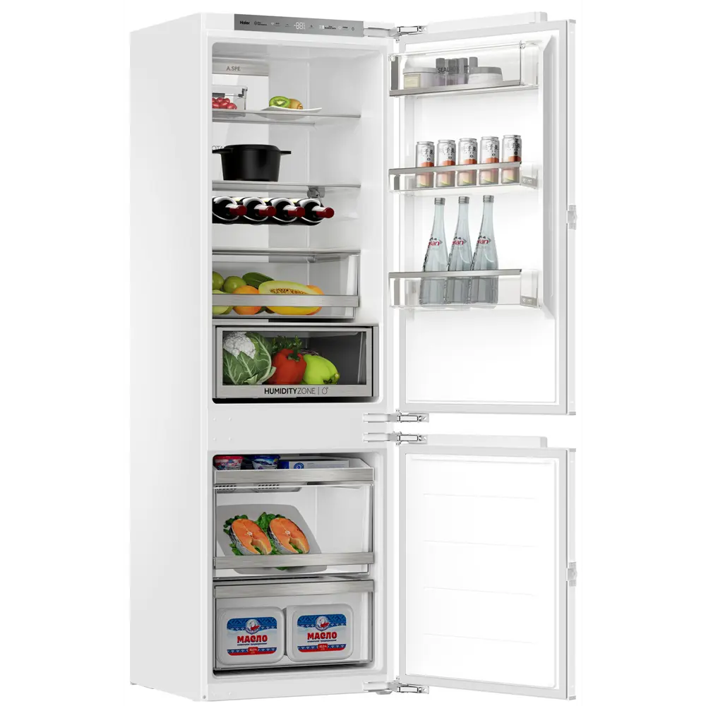 Фото 4 Встраиваемый холодильник Haier BCF5261WRU 55.8x177.2 см цвет белый Фото 4 Встраиваемый холодильник Haier BCF5261WRU 55.8x177.2 см цвет белый