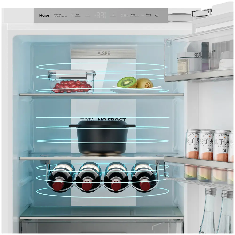 Фото 10 Встраиваемый холодильник Haier BCF5261WRU 55.8x177.2 см цвет белый Фото 10 Встраиваемый холодильник Haier BCF5261WRU 55.8x177.2 см цвет белый