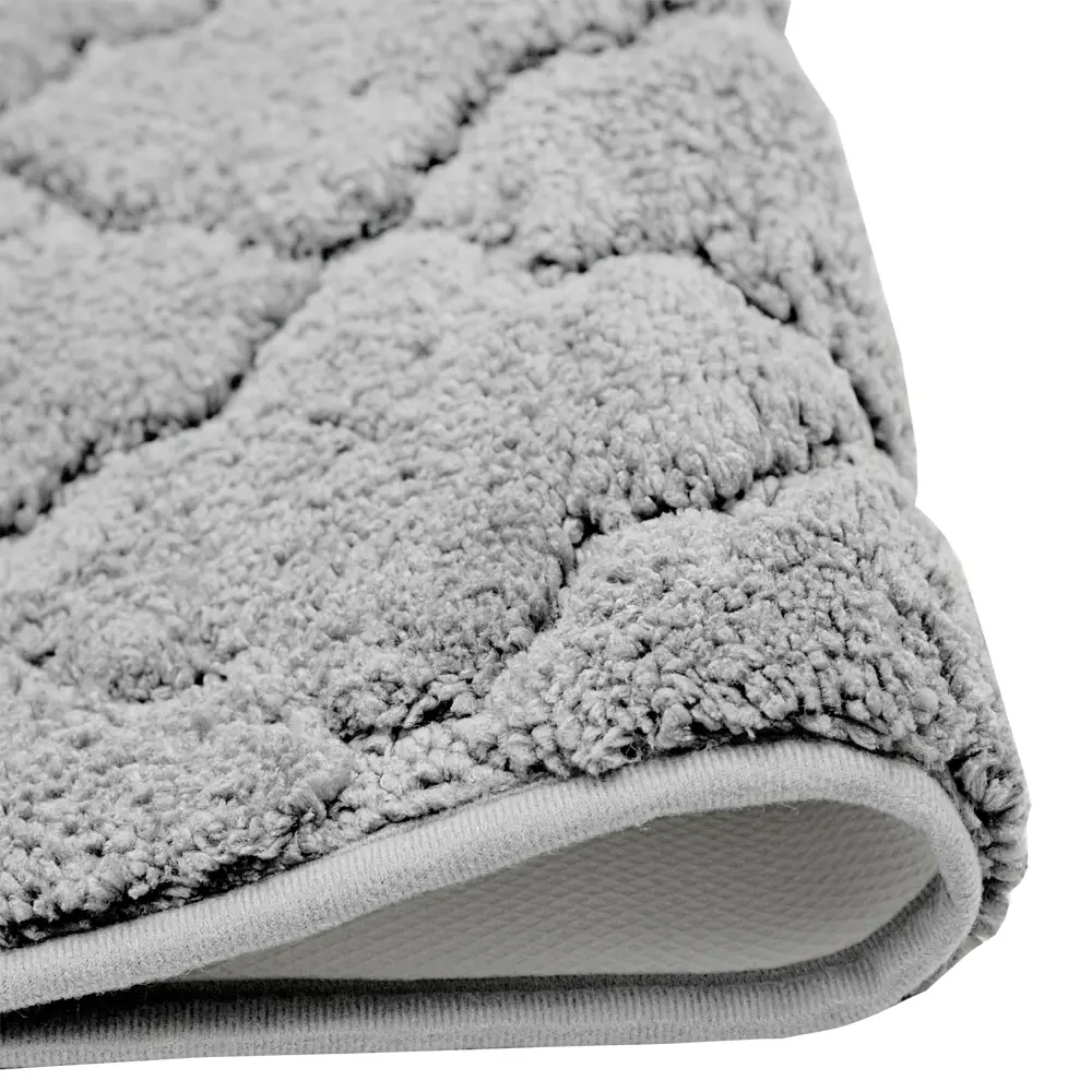 Фото 4 Коврик для ванной Bath Plus Лана 70x120 см цвет серый