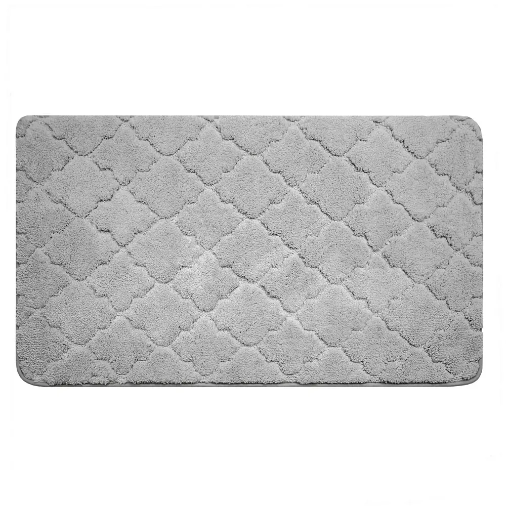 Фото Коврик для ванной Bath Plus Лана 70x120 см цвет серый