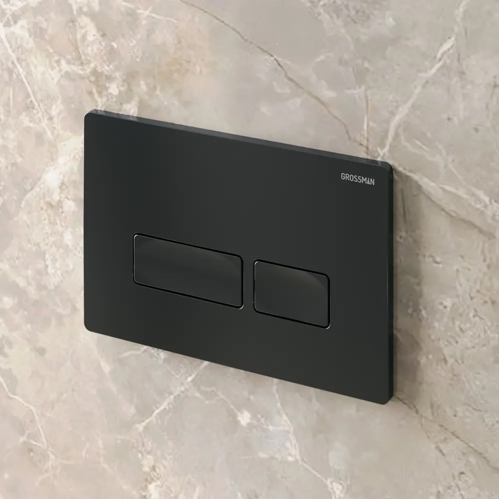 Фото 3 Панель смыва Grossman 700.K31.03.210.210 цвет черный Фото 3 Панель смыва Grossman 700.K31.03.210.210 цвет черный