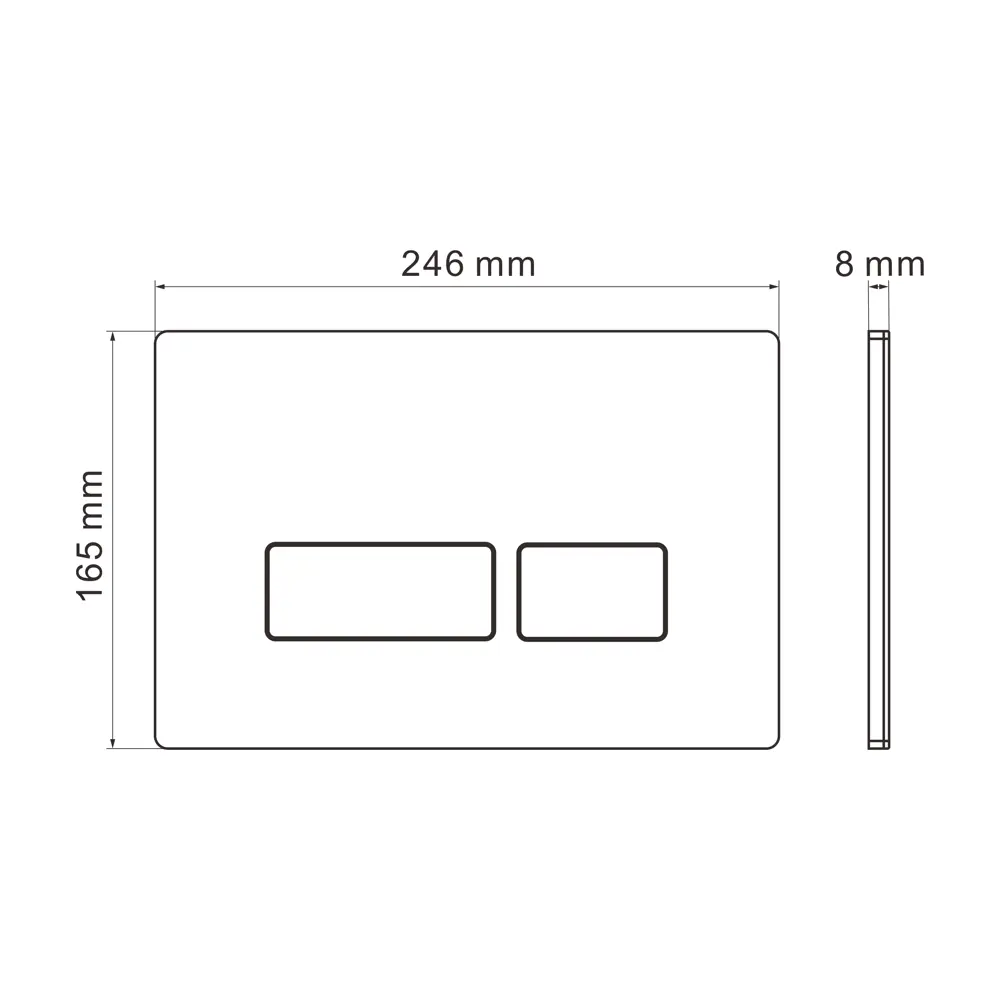 Фото 11 Панель смыва Grossman 700.K31.03.210.210 цвет черный Фото 11 Панель смыва Grossman 700.K31.03.210.210 цвет черный