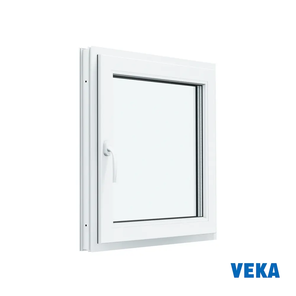Фото 10 Пластиковое окно ПВХ Veka одностворчатое правое 1100x1000мм (ВхШ) однокамерный стеклопакет Фото 10 Пластиковое окно ПВХ Veka одностворчатое правое 1100x1000мм (ВхШ) однокамерный стеклопакет
