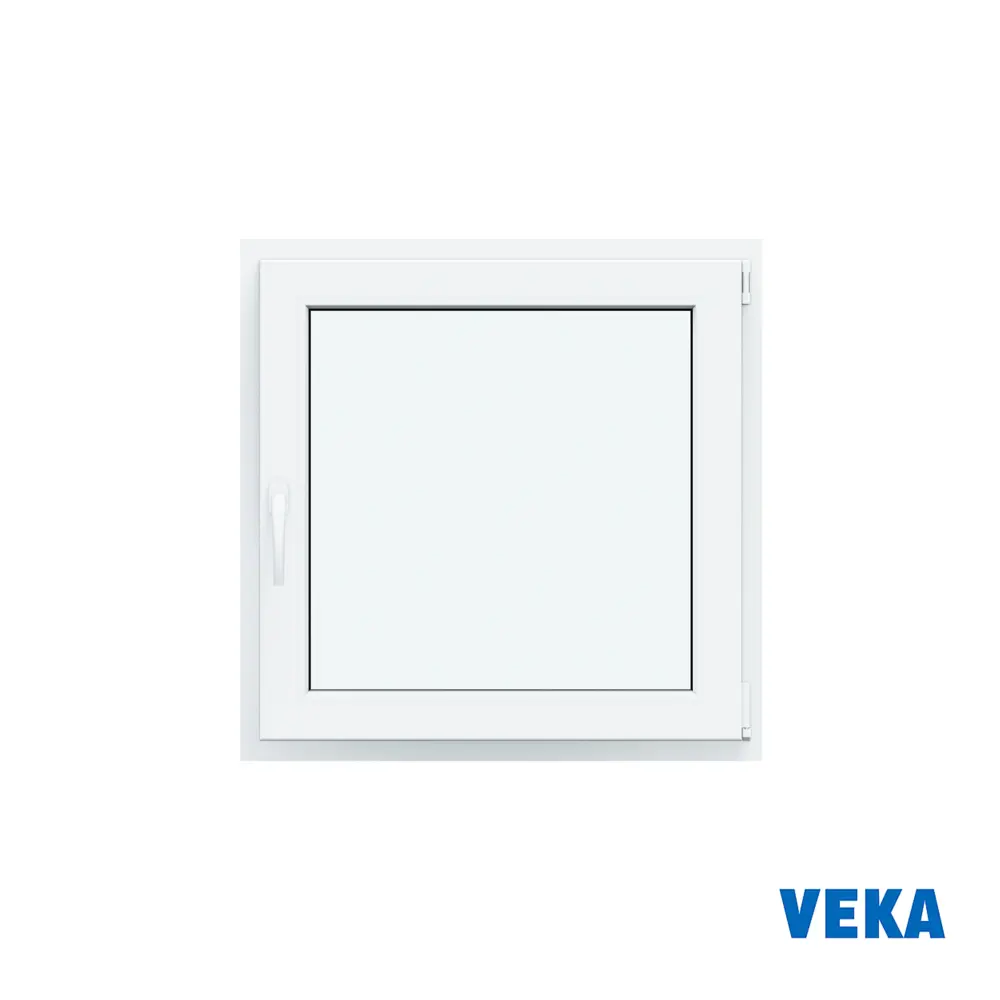 Фото 3 Пластиковое окно ПВХ Veka одностворчатое правое 1100x1000мм (ВхШ) однокамерный стеклопакет Фото 3 Пластиковое окно ПВХ Veka одностворчатое правое 1100x1000мм (ВхШ) однокамерный стеклопакет