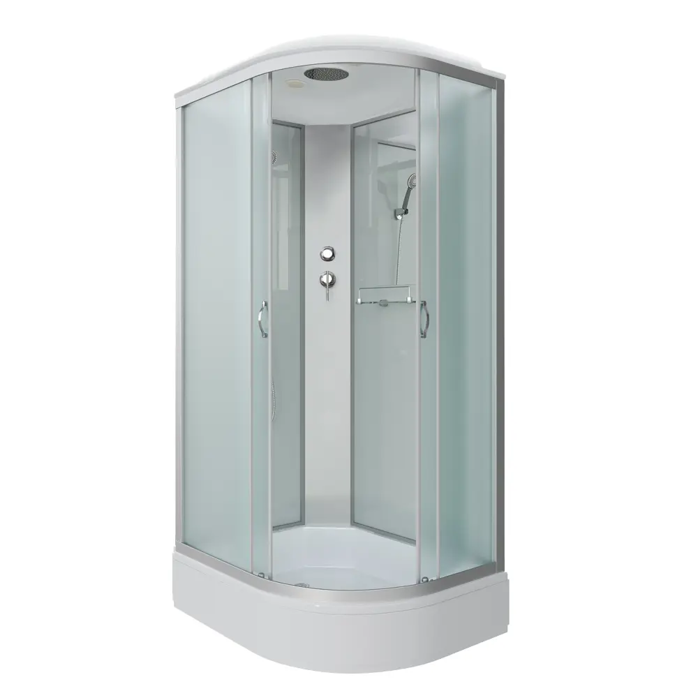 Фото 10 Душевая кабина Niagara Classic 330844L 100x80x215 средний поддон ассиметричный 26 см матовое стекло Фото 10 Душевая кабина Niagara Classic 330844L 100x80x215 средний поддон ассиметричный 26 см матовое стекло