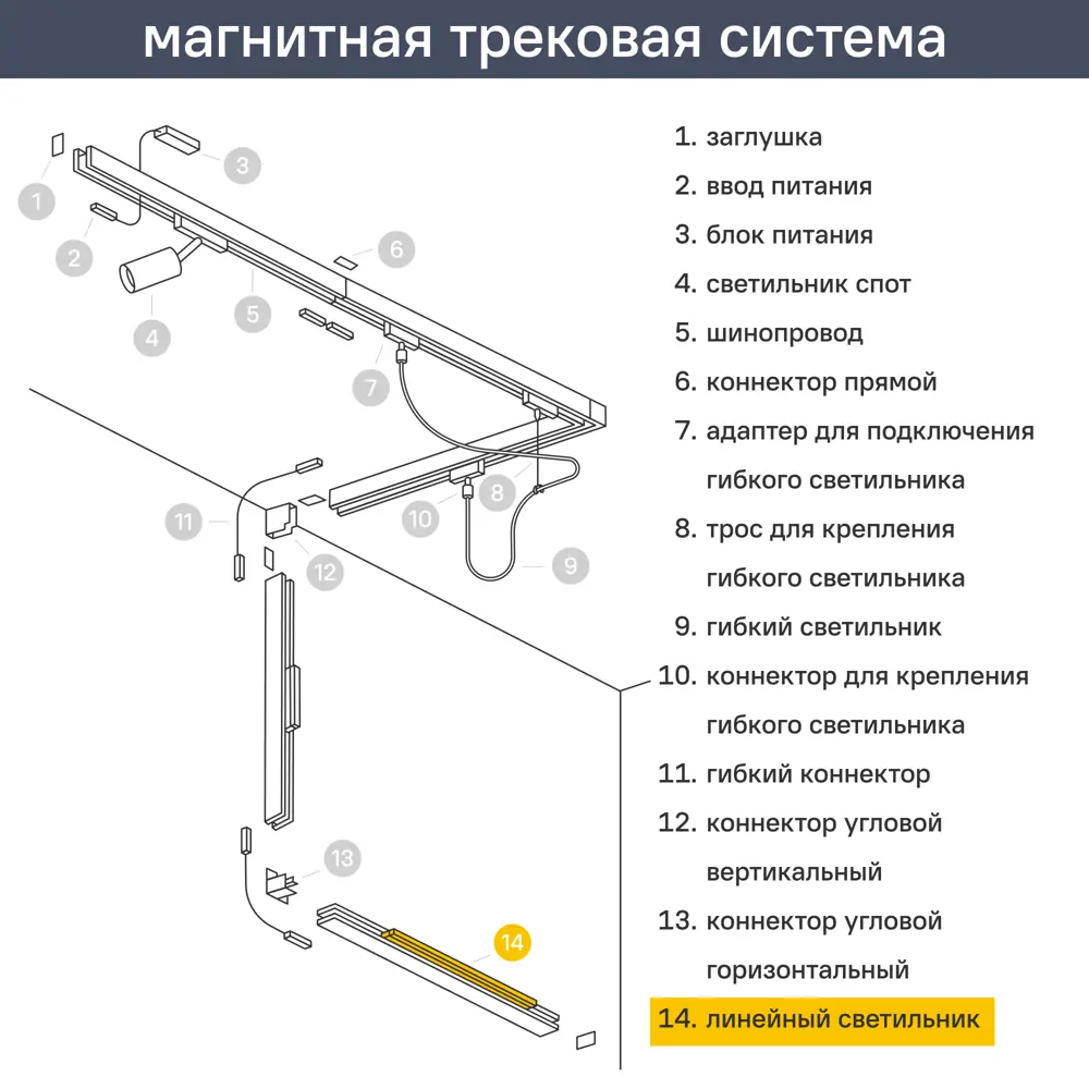 Фото 2 Трековый светильник Arte Lamp Linea A4635PL-1WH светодиодный 20 Вт магнитный 5 м² цвет белый Фото 2 Трековый светильник Arte Lamp Linea A4635PL-1WH светодиодный 20 Вт магнитный 5 м² цвет белый