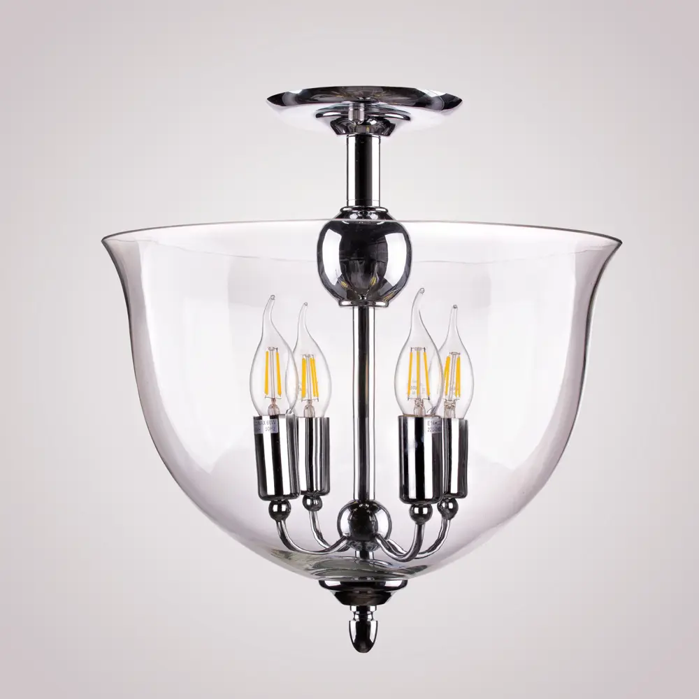 Фото 3 Светильник потолочный Crystal Lux ATLAS ATLAS PL4 CHROME 4 лампы 13.3 м² цвет хром Фото 3 Светильник потолочный Crystal Lux ATLAS ATLAS PL4 CHROME 4 лампы 13.3 м² цвет хром
