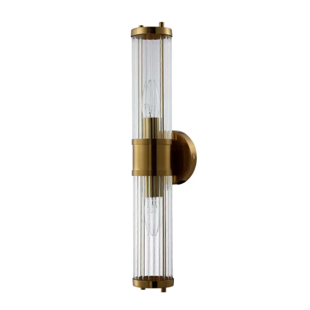 Фото Настенный светильник Crystal Lux SANCHO SANCHO AP2 BRASS цвет прозрачный Фото Настенный светильник Crystal Lux SANCHO SANCHO AP2 BRASS цвет прозрачный