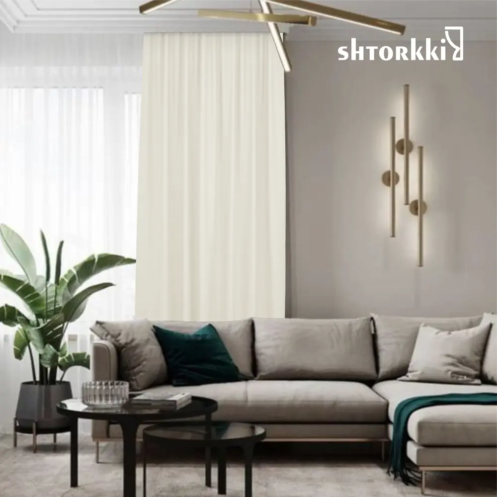 Фото 9 Комплект штор Shtorkki блэкаут Ivory 125x315 см 2 шт