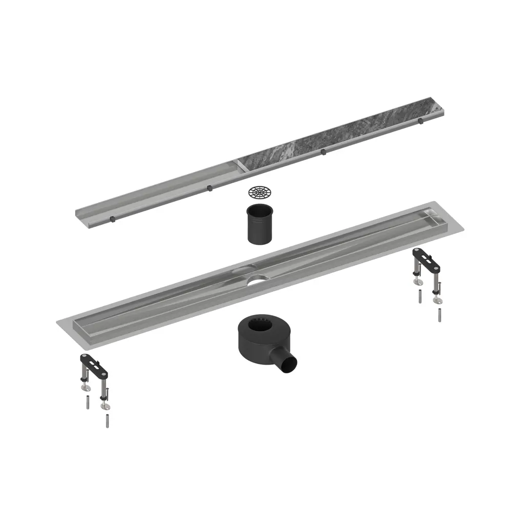 Фото Трап для душа Timo DS230208/01 комбинированный затвор 11.9x85 см нержавеющая сталь Фото Трап для душа Timo DS230208/01 комбинированный затвор 11.9x85 см нержавеющая сталь