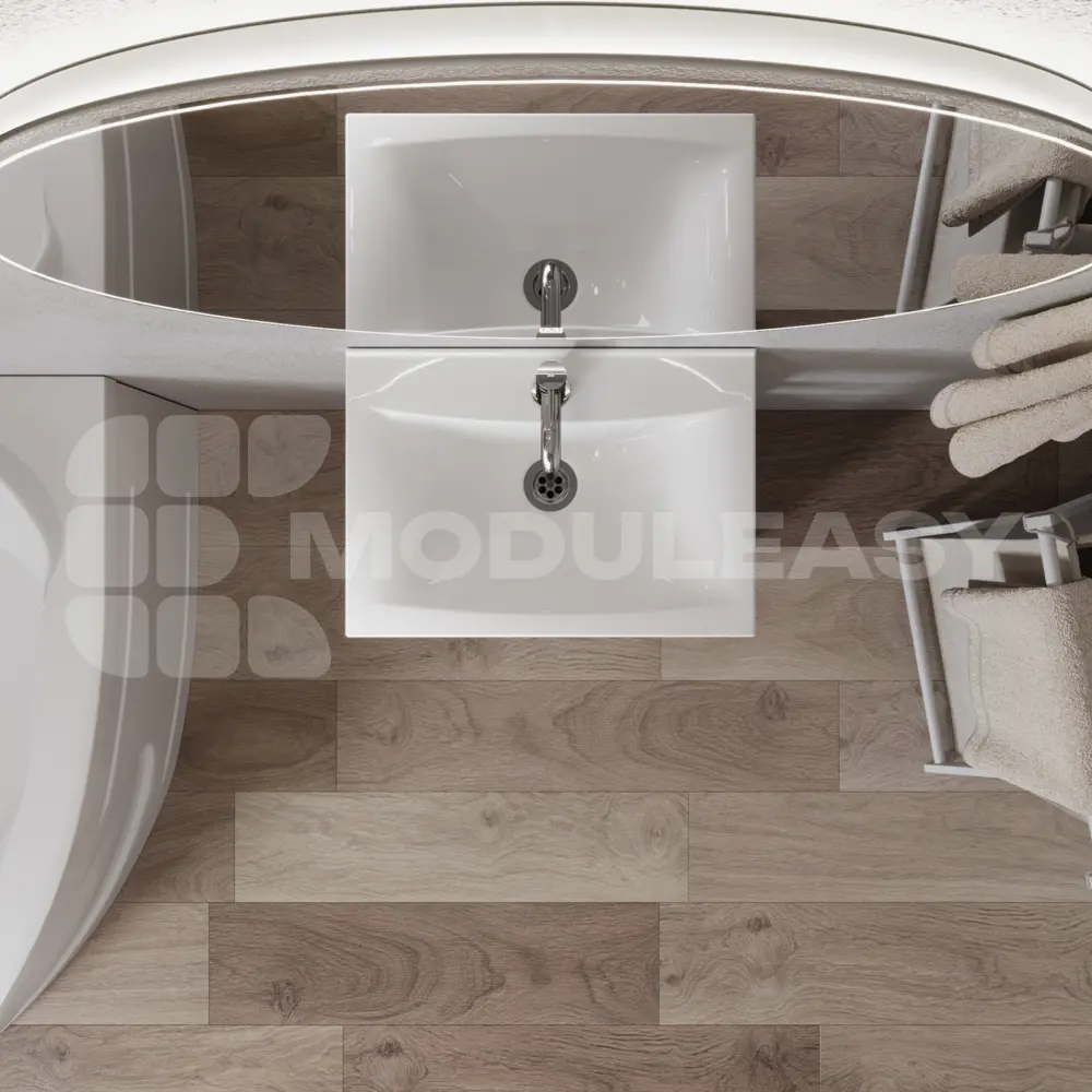 Фото 6 Тумба с раковиной Moduleasy Veva 50x83.6x35Н 3п дуб сонома Фото 6 Тумба с раковиной Moduleasy Veva 50x83.6x35Н 3п дуб сонома