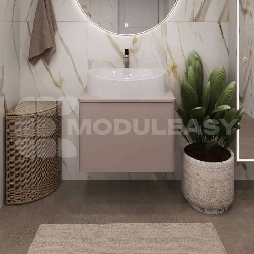 Фото Тумба под раковину Moduleasy Demand 60.3x44.6x44.1П 1я Cappuccino
