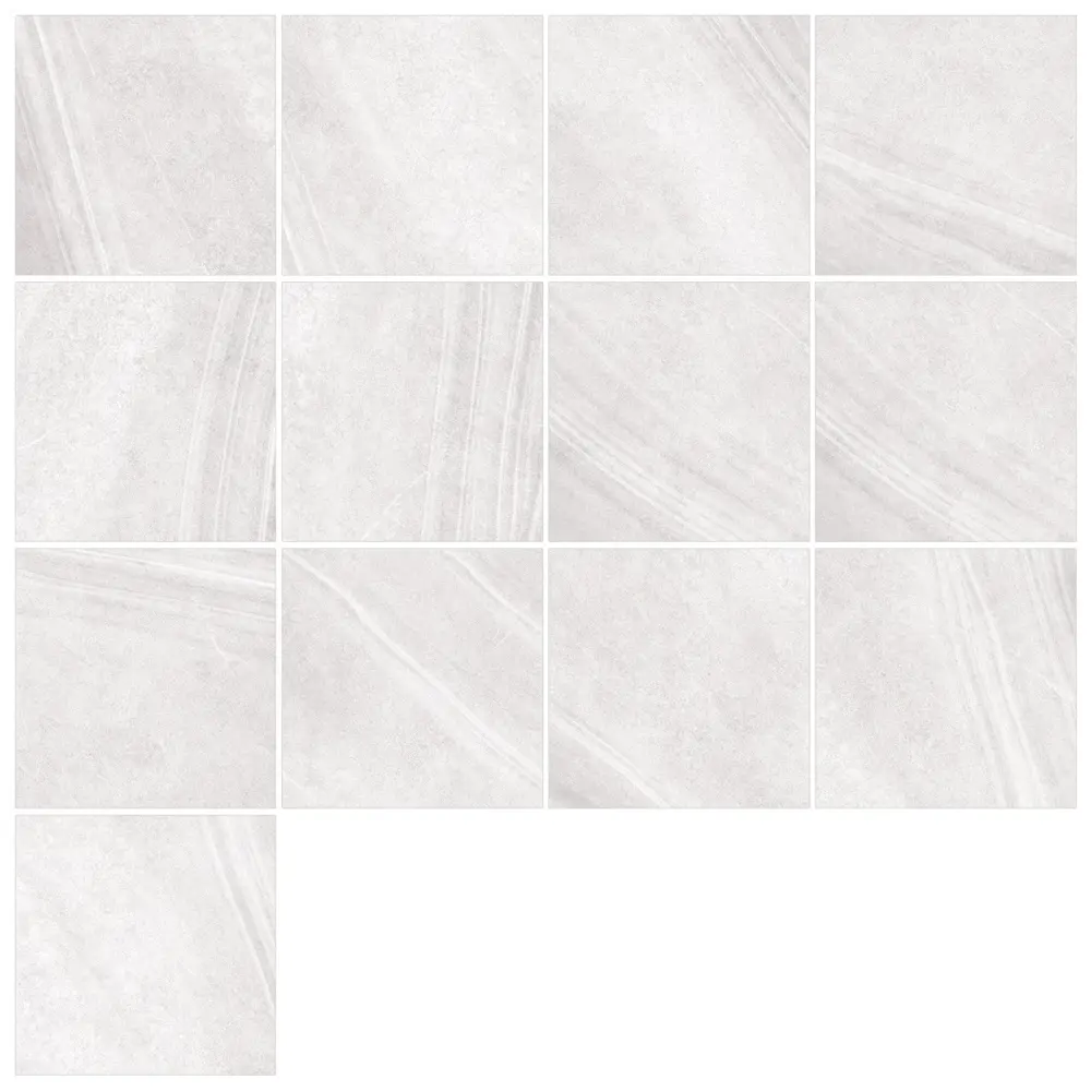 Фото 3 Керамогранит Alma ceramica Carrara GFU04OLS07R 60x60см 1.44 м² цвет серый, серебристый, цена за упаковку Фото 3 Керамогранит Alma ceramica Carrara GFU04OLS07R 60x60см 1.44 м² цвет серый, серебристый, цена за упаковку