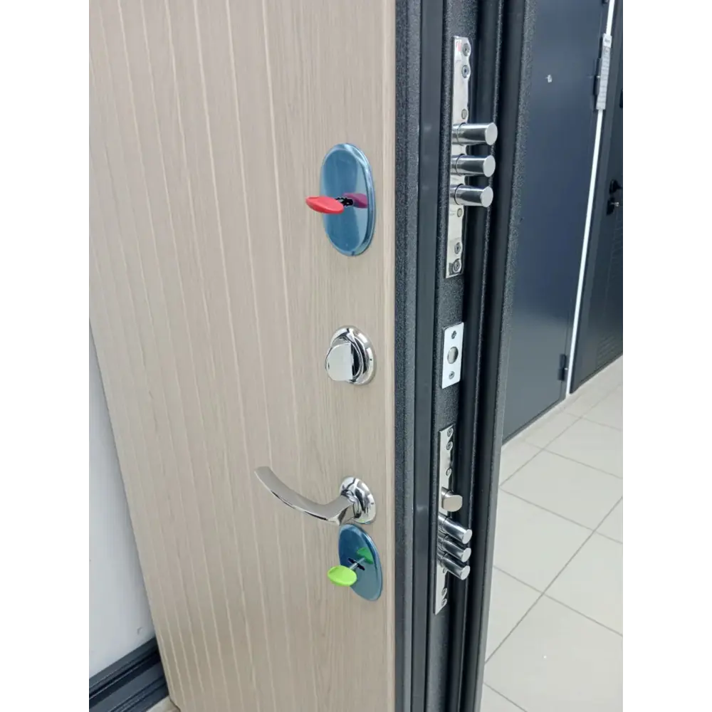 Фото 9 Входная дверь Buldoors Buldoors Termo левый 205x86см цвет букле графит/беленый дуб Фото 9 Входная дверь Buldoors Buldoors Termo левый 205x86см цвет букле графит/беленый дуб