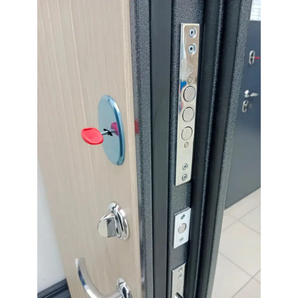 Фото 10 Входная дверь Buldoors Buldoors Termo правый 205x86см цвет букле графит/беленый дуб Фото 10 Входная дверь Buldoors Buldoors Termo правый 205x86см цвет букле графит/беленый дуб