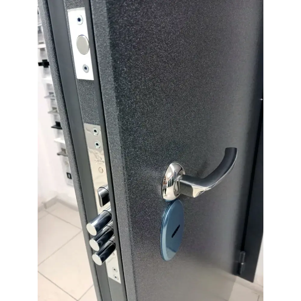 Фото 8 Входная дверь Buldoors Buldoors Termo левый 205x96см цвет букле графит/беленый дуб Фото 8 Входная дверь Buldoors Buldoors Termo левый 205x96см цвет букле графит/беленый дуб
