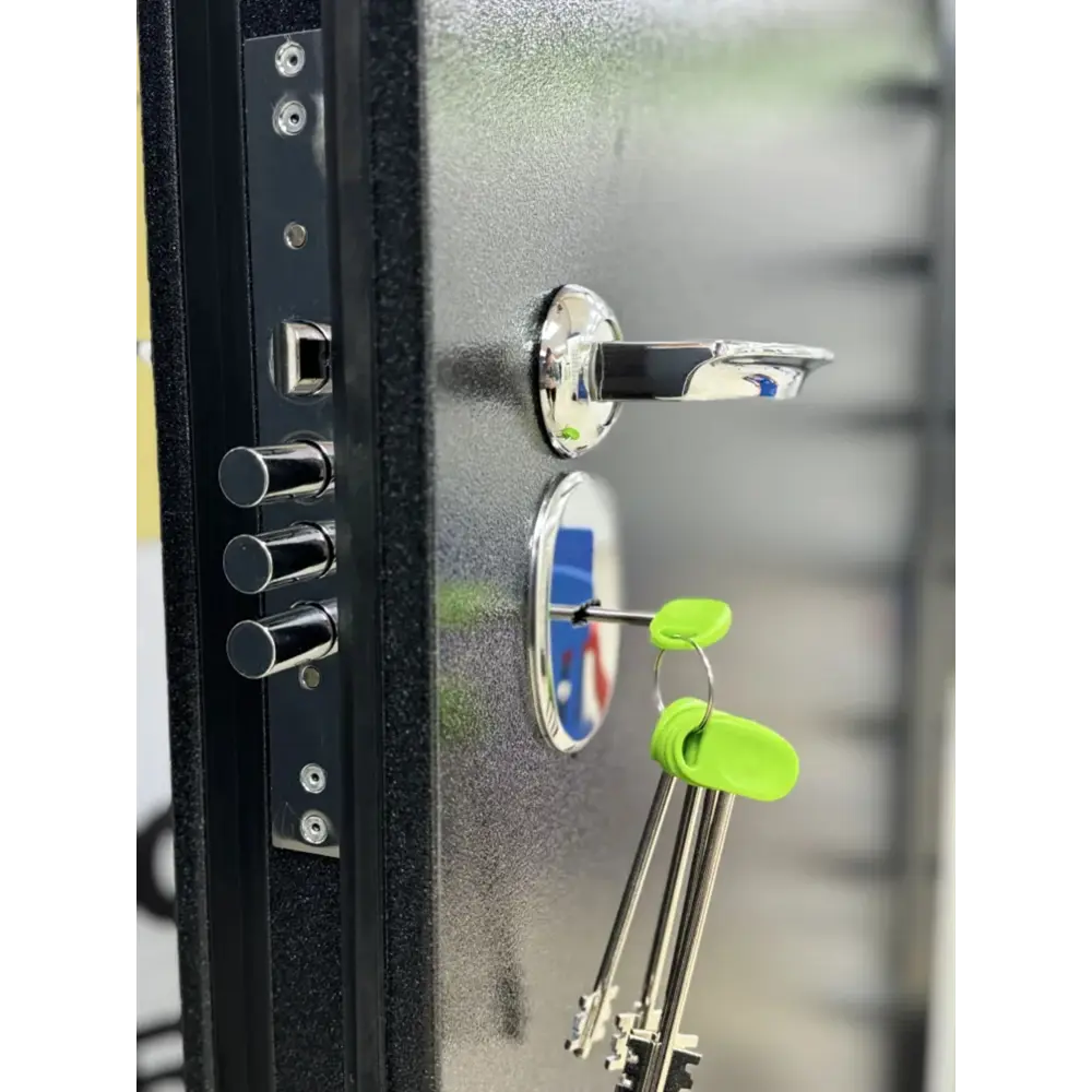 Фото 6 Входная дверь Buldoors Buldoors Termo левый 205x96см цвет букле черный/бетон снежный Фото 6 Входная дверь Buldoors Buldoors Termo левый 205x96см цвет букле черный/бетон снежный